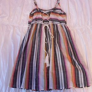 Rip curl striped summer dress
